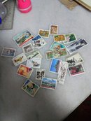 邮票，有用过的，也有没用过的多张合售