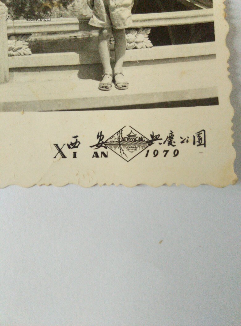 老照片～ 1979年西安兴庆公园留影