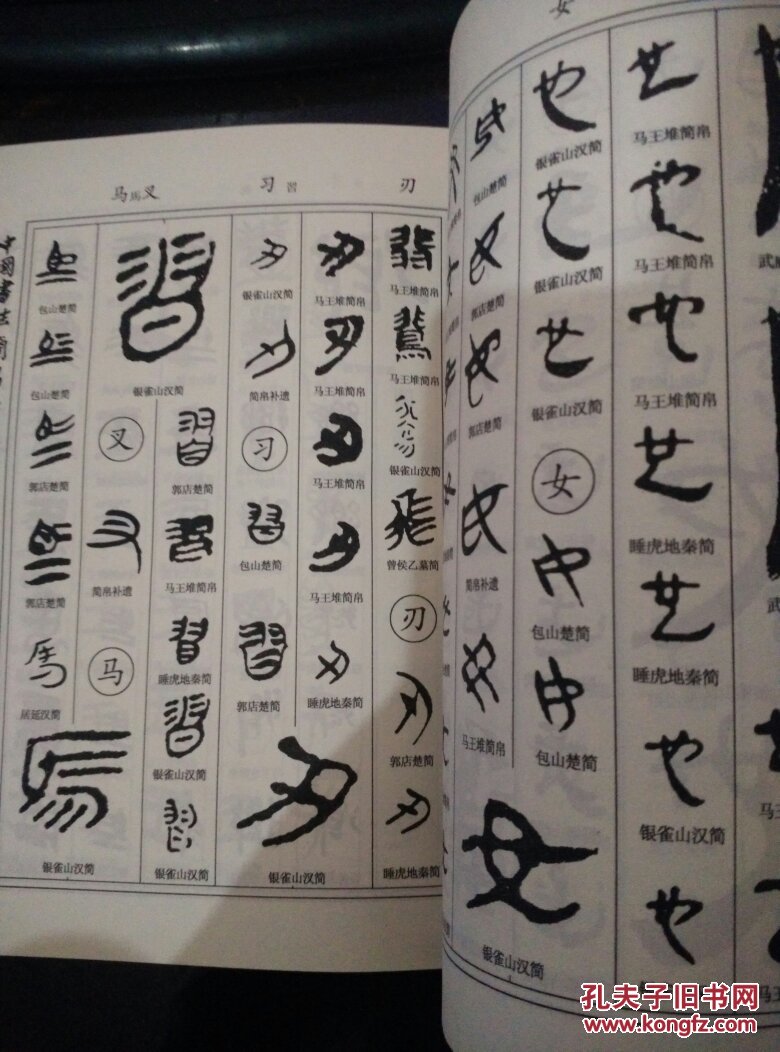 中国书法简帛字典