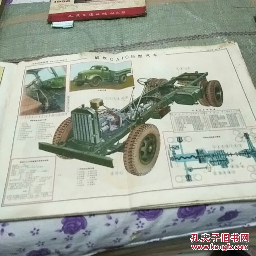 汽车构造图册解放ca10b型载重汽车