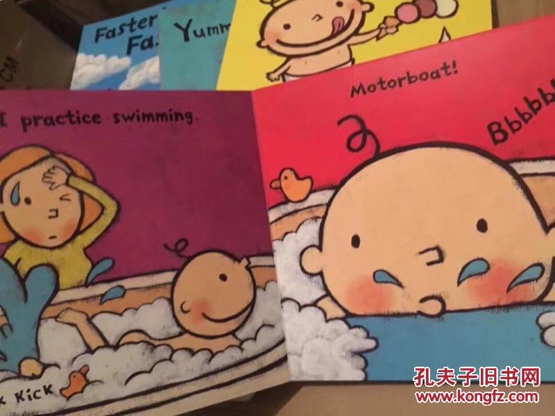 英文绘本小脏孩big little名家leslie patricelli纸板