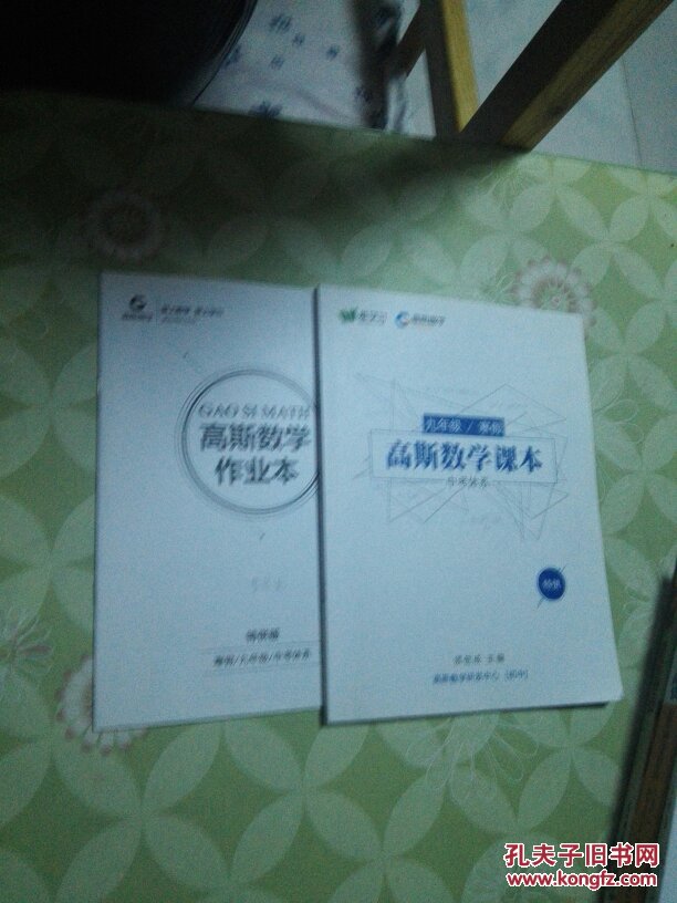 高斯数学课本+作业本 中考体系 九年级 寒假