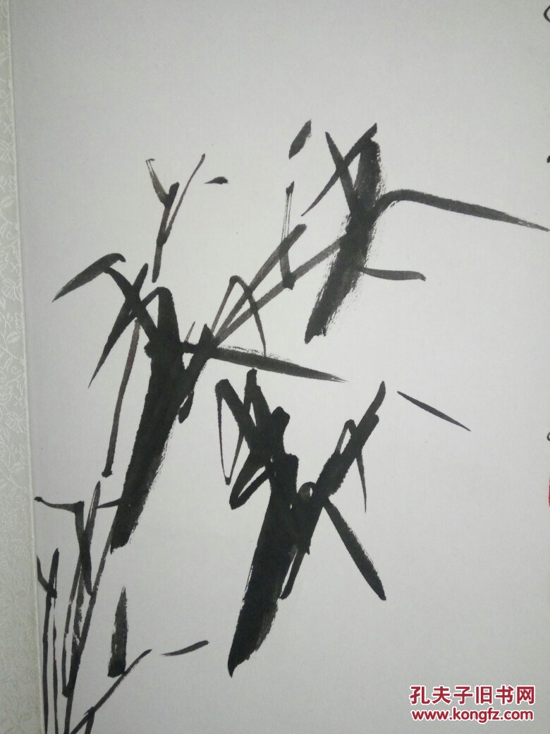 薛光禹兰竹立轴沈阳画兰第一高手