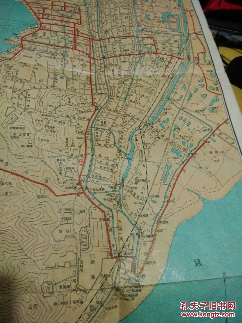 最新杭州市地图 西湖全图 民国三六年四月出版77厘米x58厘米9品图片
