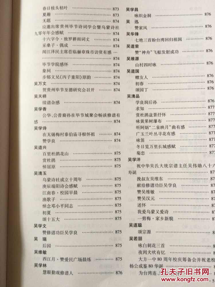 泰伯至德文化黔滇川吴良弼家族及联支谱志 大16开布面