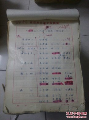 《近代汉语辞典》原稿,全手写15000余页,近50
