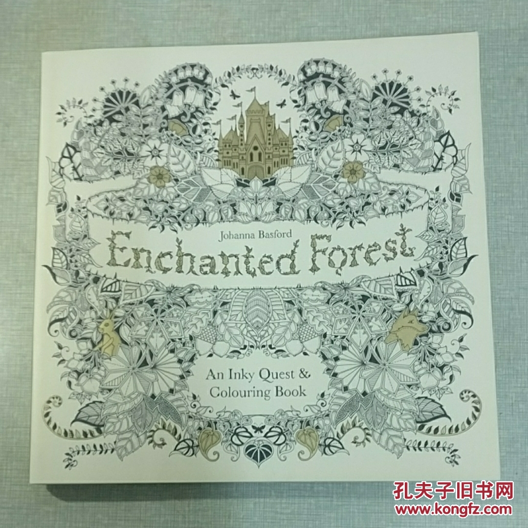 enchantedforest魔法森林英文原版