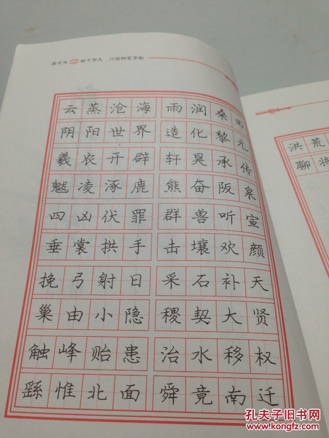 庞中华硬笔书法系列·行楷钢笔字帖:新千字文