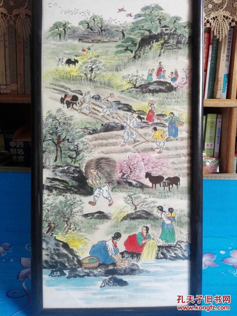 朝鲜族民俗画 105 x 31