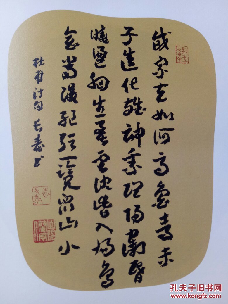 袁长寿章草扇面七十帧【12开精装本】【包邮】