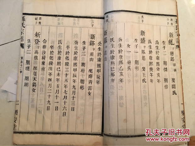孙氏家谱