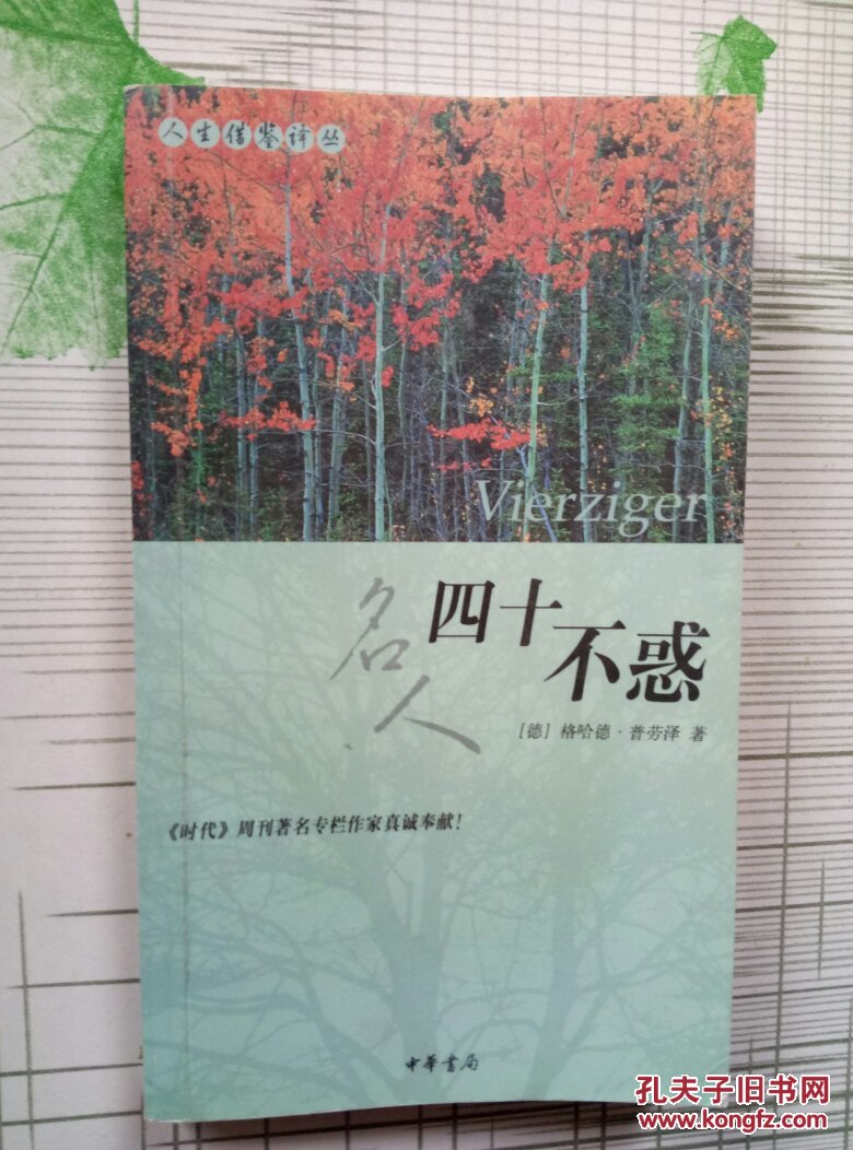 名人四十不惑/人生借鉴译丛