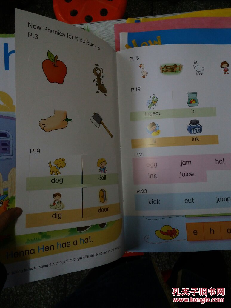 longman pearson 【朗文进口幼儿英语教材】new phonics for kids3