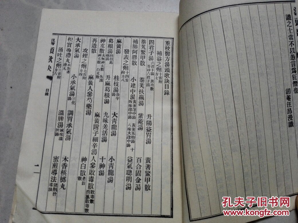 汤头歌诀(影印本 )
