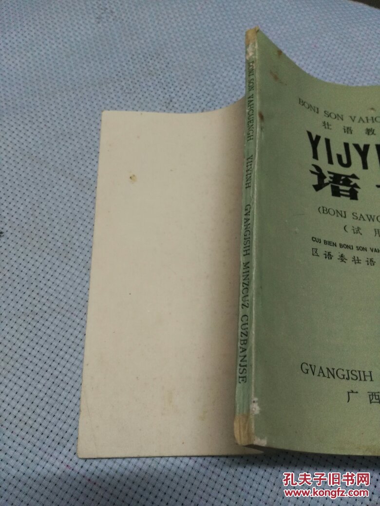 壮语教材:语音(试用本/壮文版
