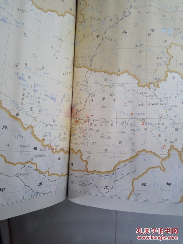 中国文物地图集·西藏自治区分册 精装货号c1