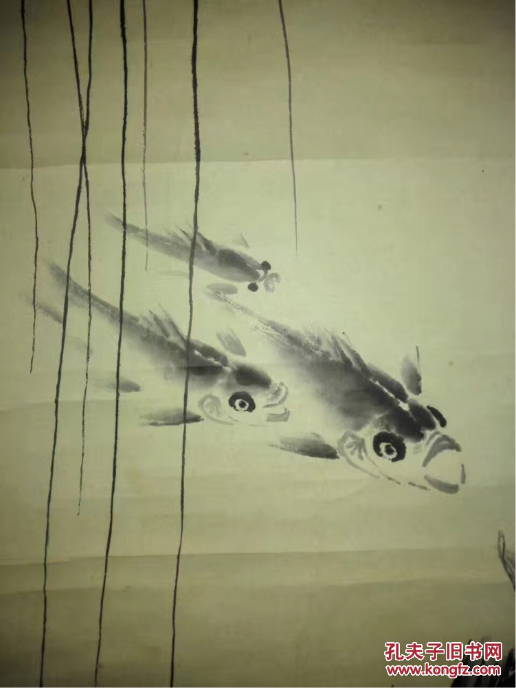 近现代画鱼名家.东方人是陈施仁的笔名,取其原名之半而成.