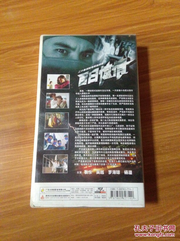 二十集惊险电视连续剧 百日惊情 vcd 20碟装主演:耿乐