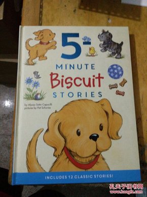 原版英文 饼干狗 5分钟故事 5-Minute Biscuit S