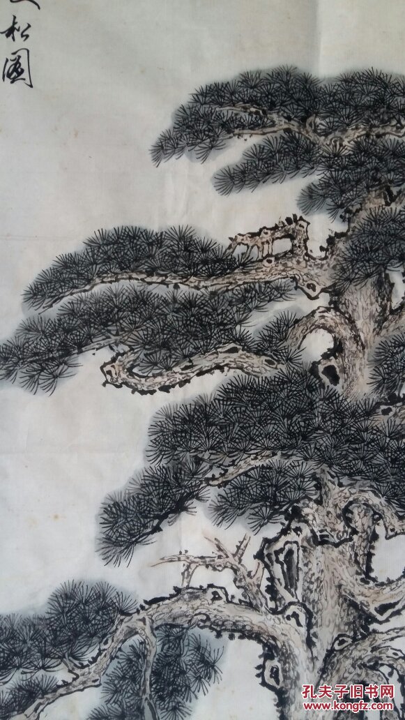 包老……著名画家(徐子鹤)53×136……松树