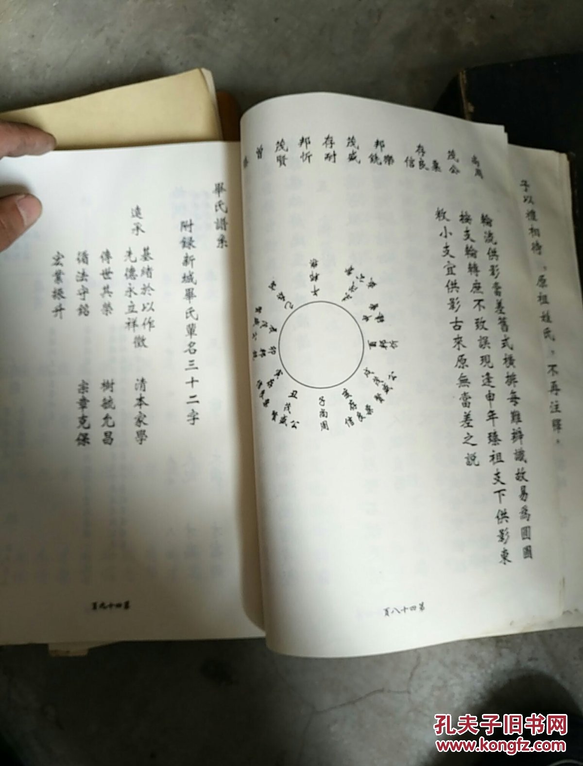 毕氏族谱(孔网首现)昌邑