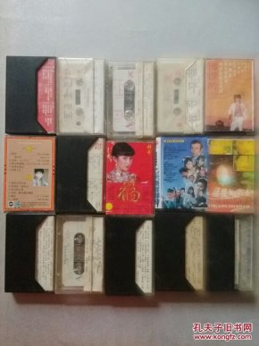 磁带15盒合售:知音(电影电视歌曲)\/葛军独唱歌