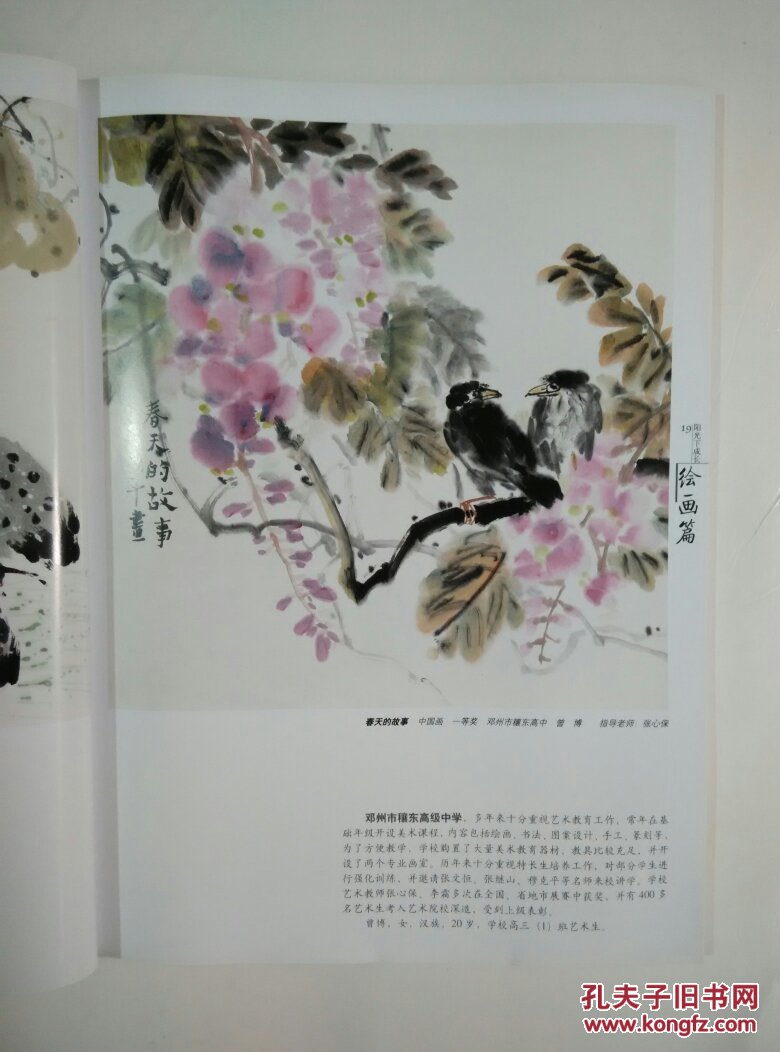 阳光下成长 : 河南省第2届中小学生艺术展演活动优秀作品集