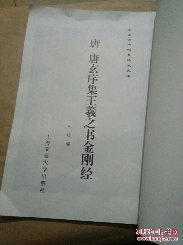 唐玄序集王义之书金刚经(中国古碑帖菁华放大本)