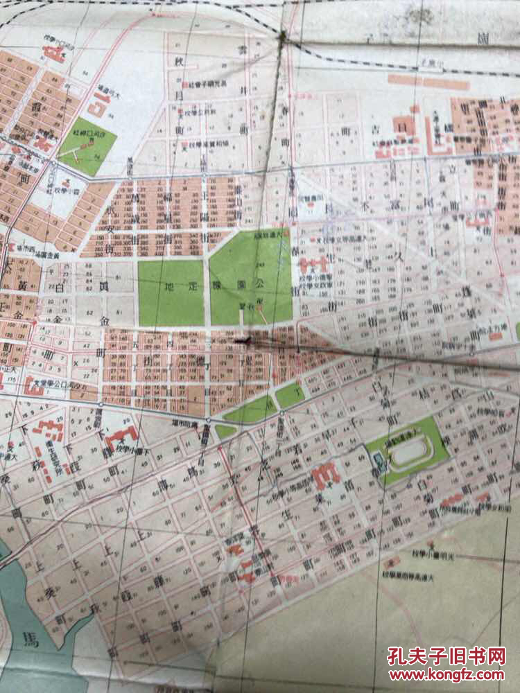 最新详密大连市全图 附旅顺战绩地图 1938年9月!图片