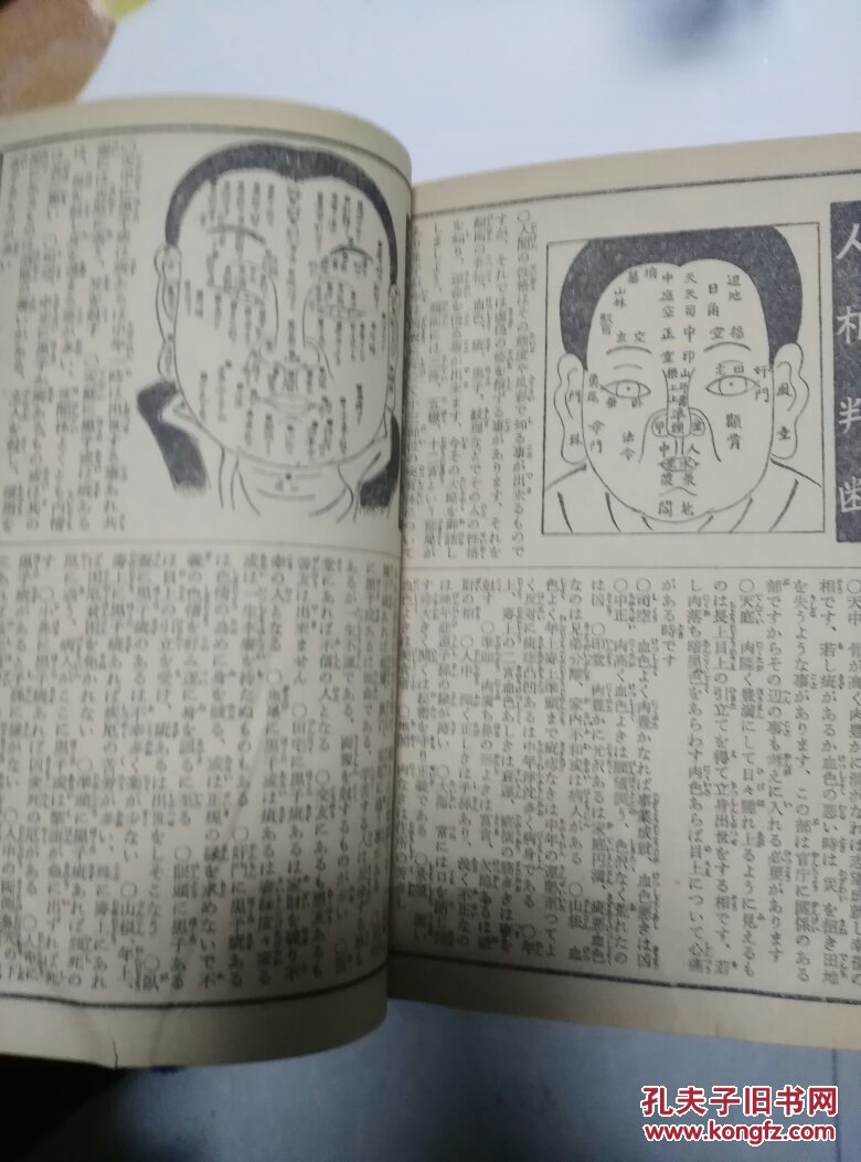 稀见日本回流算卦书 易经占卜 手相面相 吉凶方位等 东京神宫馆印制