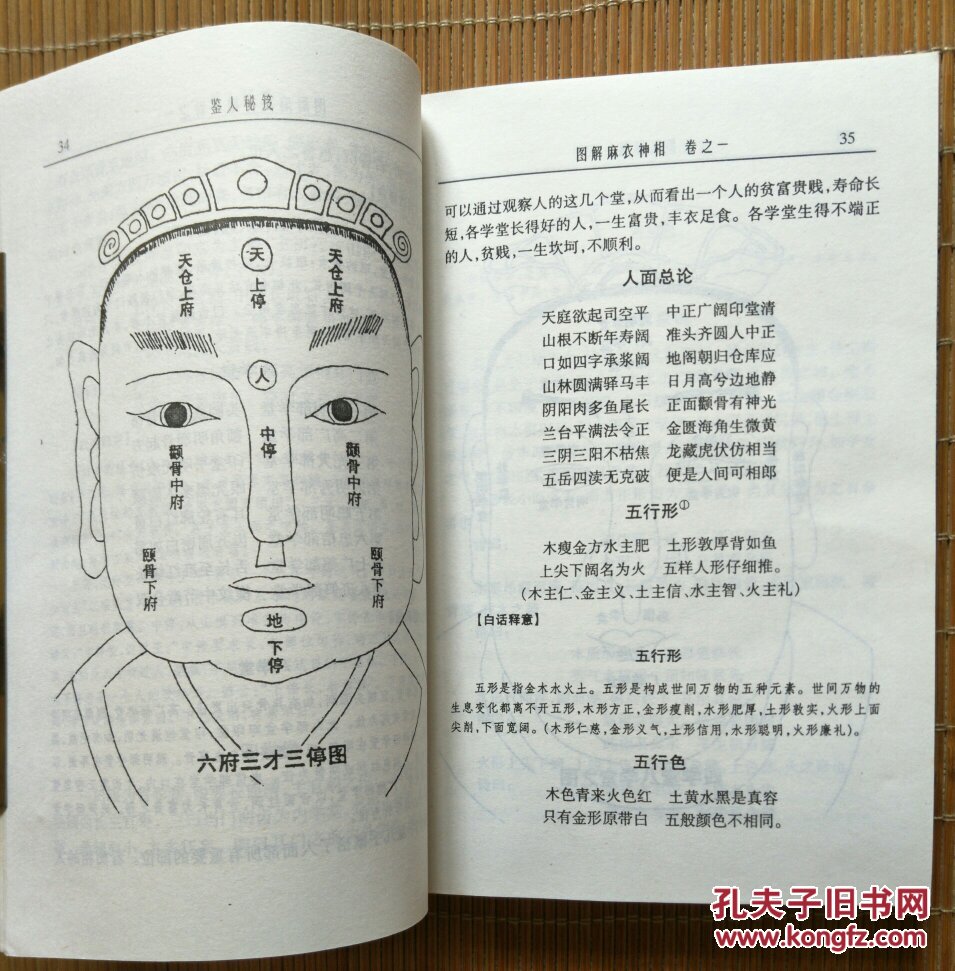 中国古代术数全书——白话注释本麻衣神相