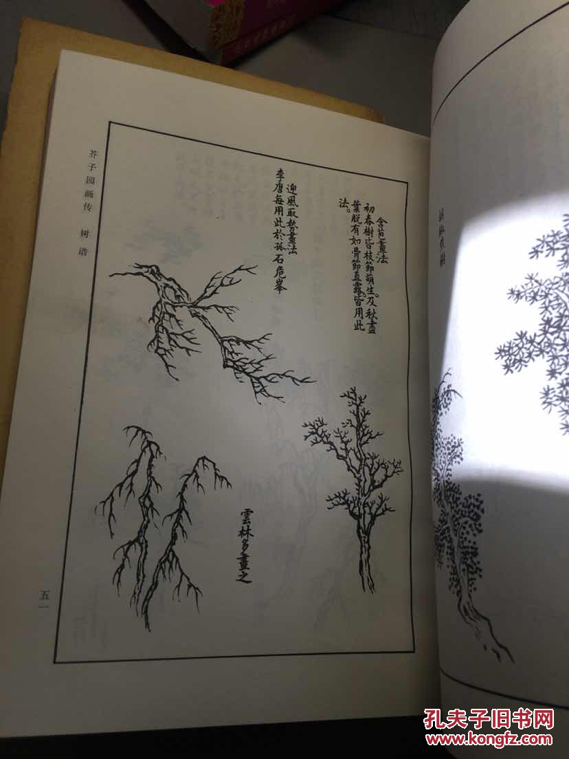 芥子园画谱 全四册 正版