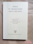 Index zu Heideggers Sein und Zeit 《 存在与时间索引 》 德语原版