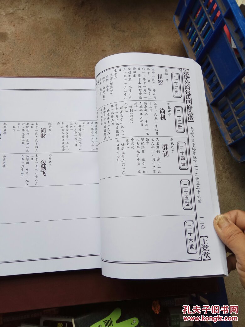 永华公裔包氏四修族谱上党堂