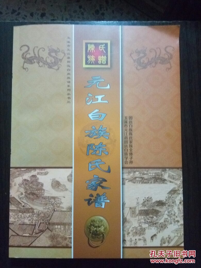 元江白族陈氏家谱【带盒子 光碟】