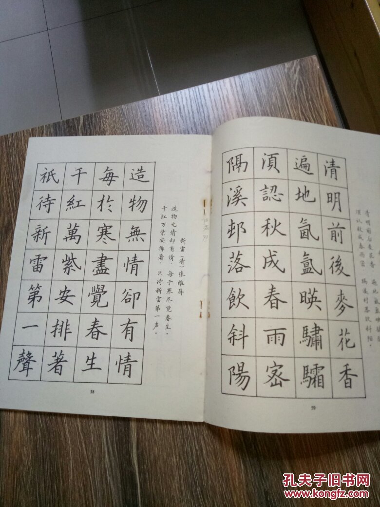 钢笔大楷字帖 绝句一百二十首(书口有水渍)_李培隽书_孔夫子旧书网