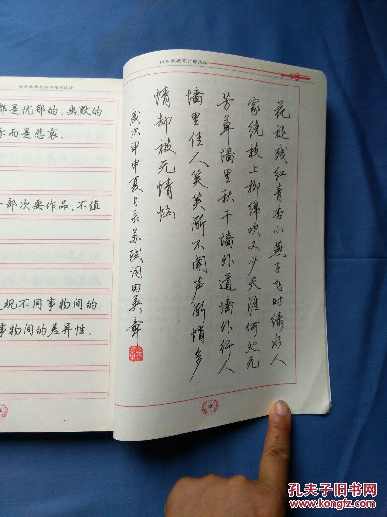 田英章硬笔行楷_田英章楷书欧体_田英章楷书圣教序_田英章楷书春望- 奇奇
