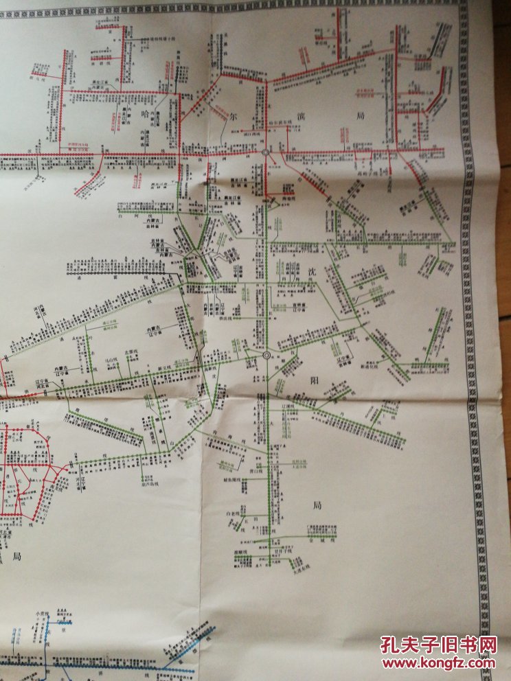 全国铁路货运示意图