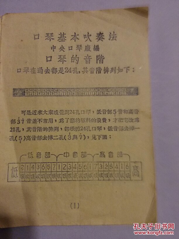 按照口琴说明书找准音孔,慢慢练习