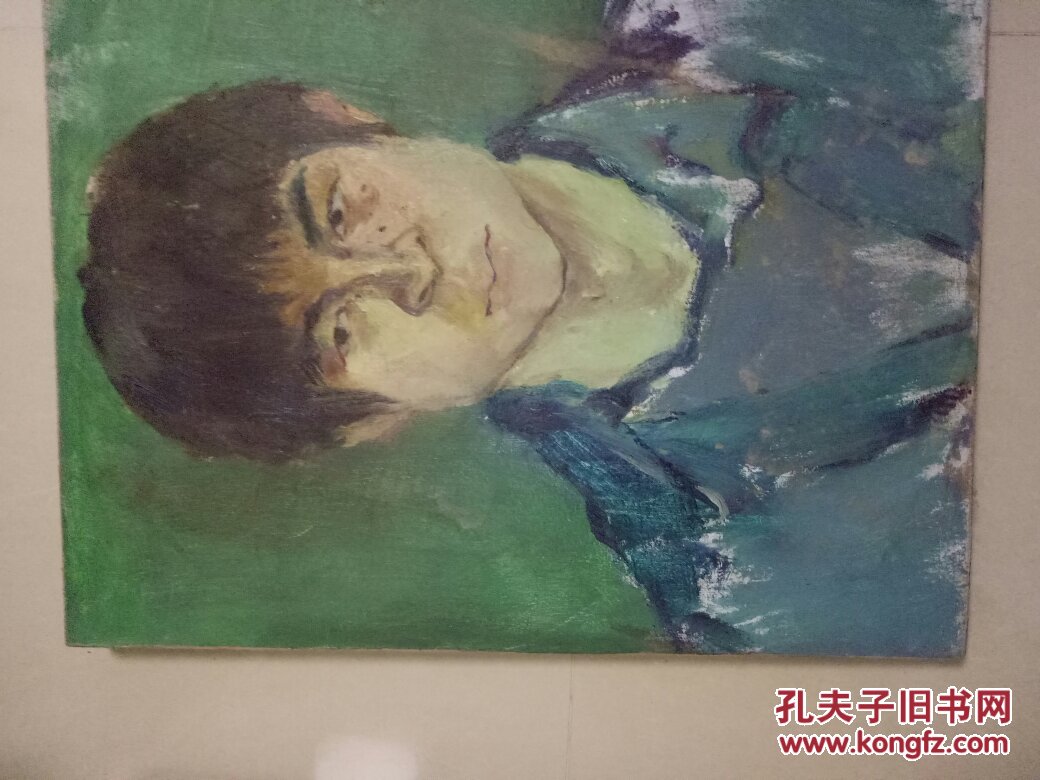 男孩油画
