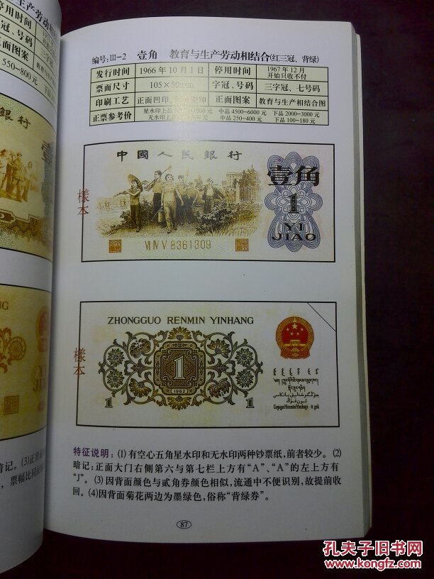 中国纸币图录:最新版