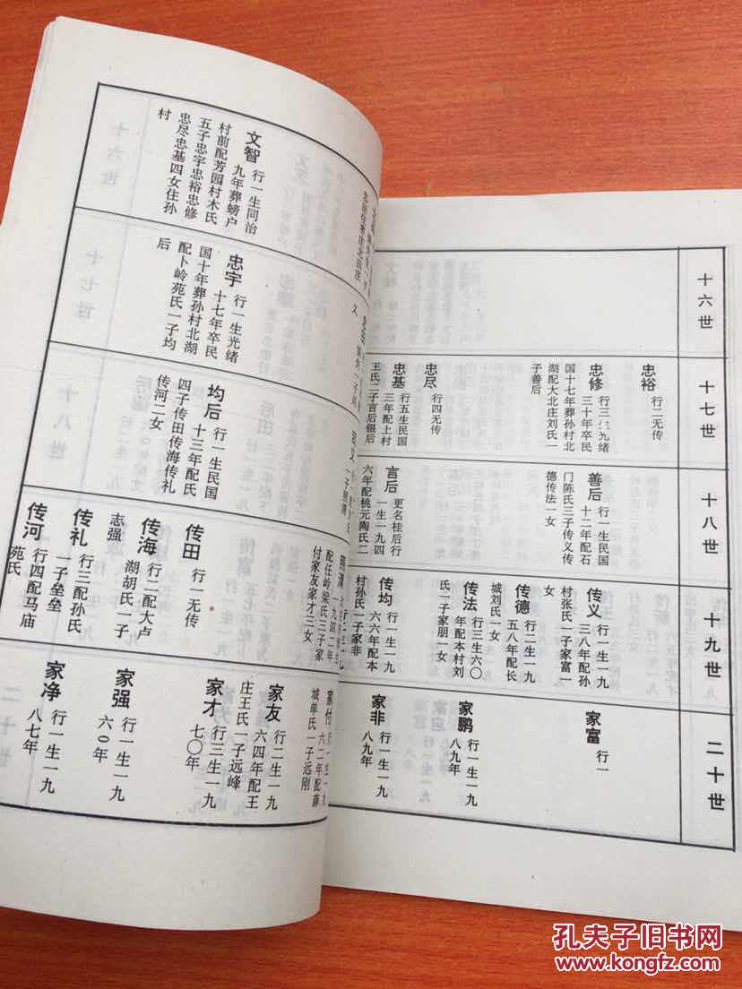 琅琊宋氏家谱 第八册(十六世 十七世 十八世 十九世 二十世)