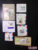 瑞士邮票信销旧票10枚