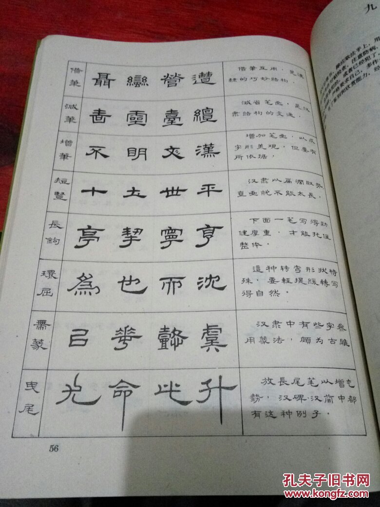 隶书写法指南