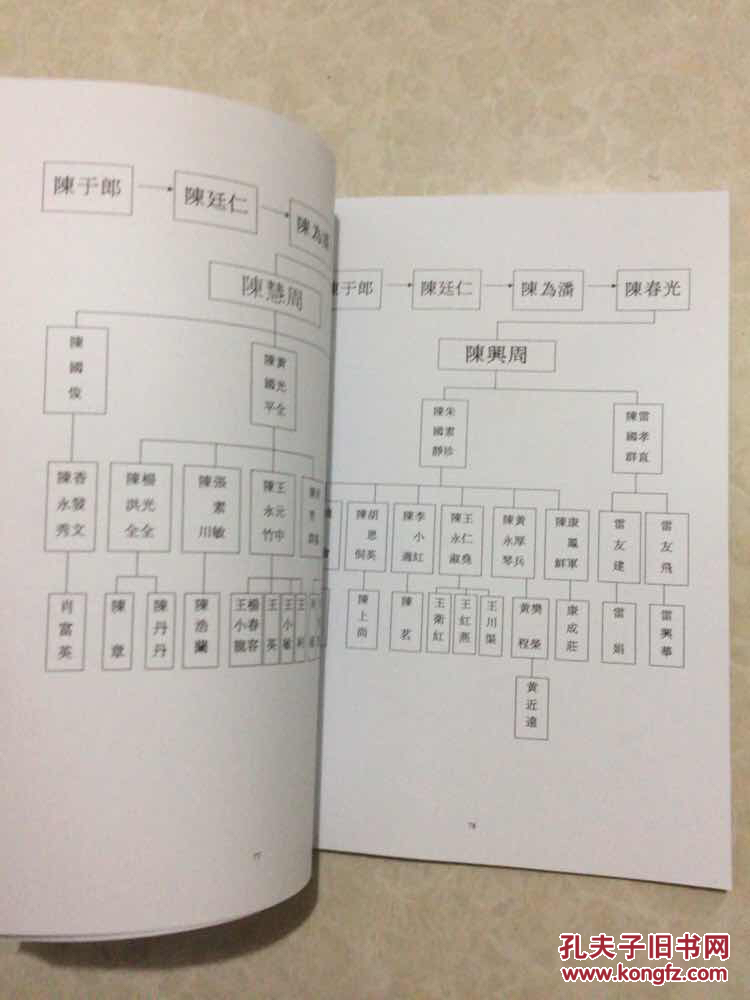 陈氏族谱(四川省渠县临巴河东乡陈家河)