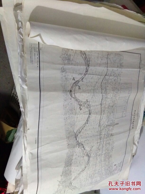 【图】【13张合售】黄河下游河道地形图 1:50