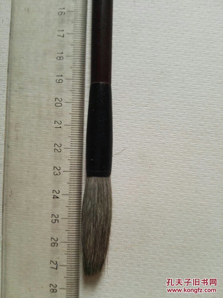 老毛笔,山羊牌纯羊中长峰善琏湖笔(23)_善琏笔庄_孔