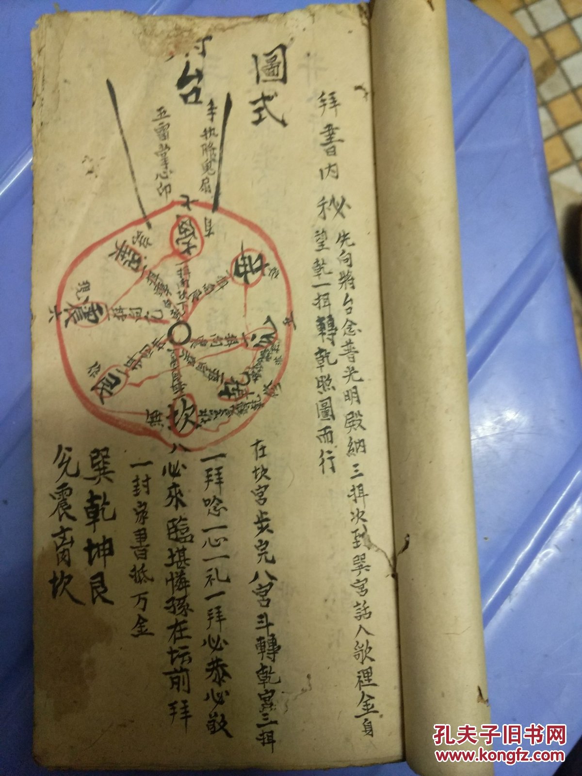 感应雷坛,刘绵昌道长朱墨套写,正一道教高级符法秘术珍本《王公善字符