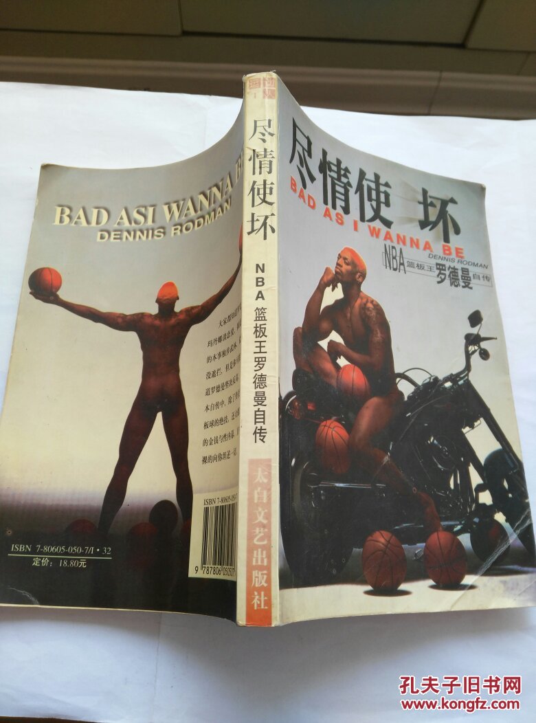 【图】尽情使坏 NBA篮板王罗德曼自传1997年