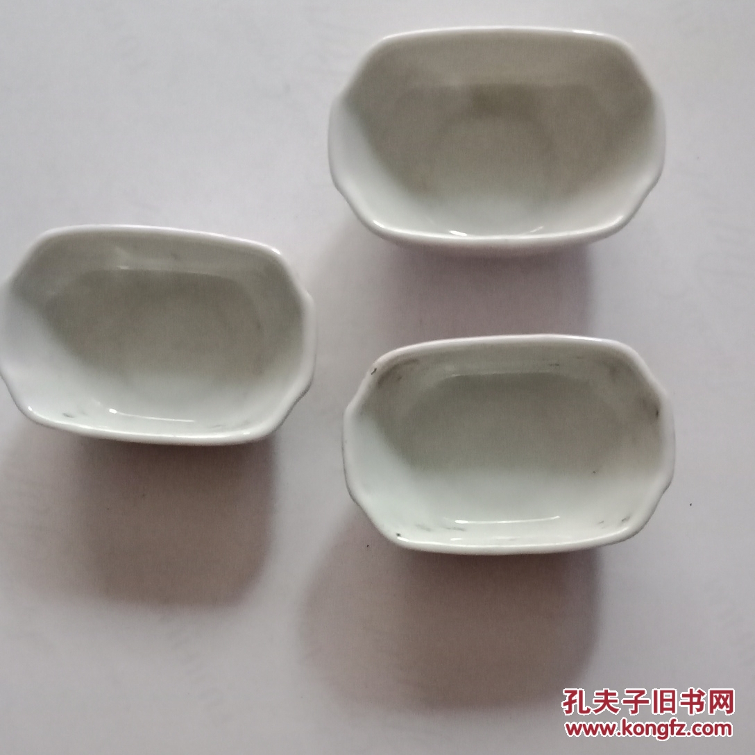 民国三个小瓷碗